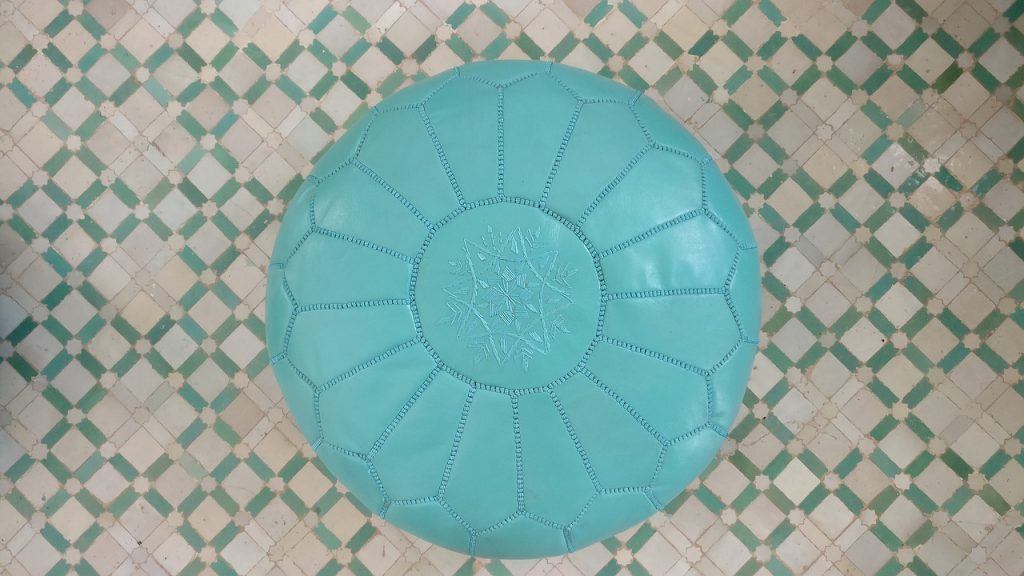 pouf marocain